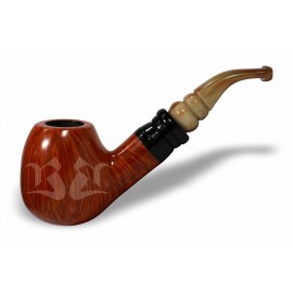 Cachimbo Bertoldi Maestro Briar Âmbar 9mm Peça Única